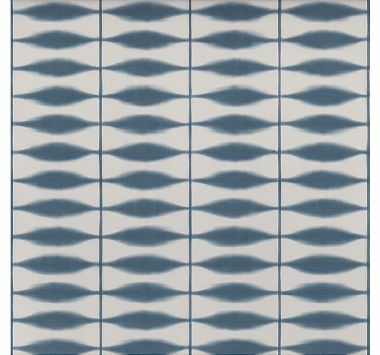 Shibori denim Rullgardin badrum - Tenstickers