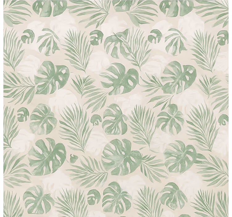 Tropiska botaniska blad Rullgardin kök - Tenstickers
