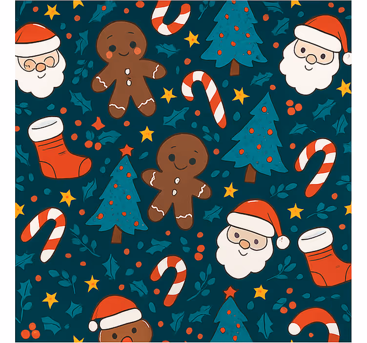 Festliga ornament bakgrund Rullgardin vardagsrum - Tenstickers