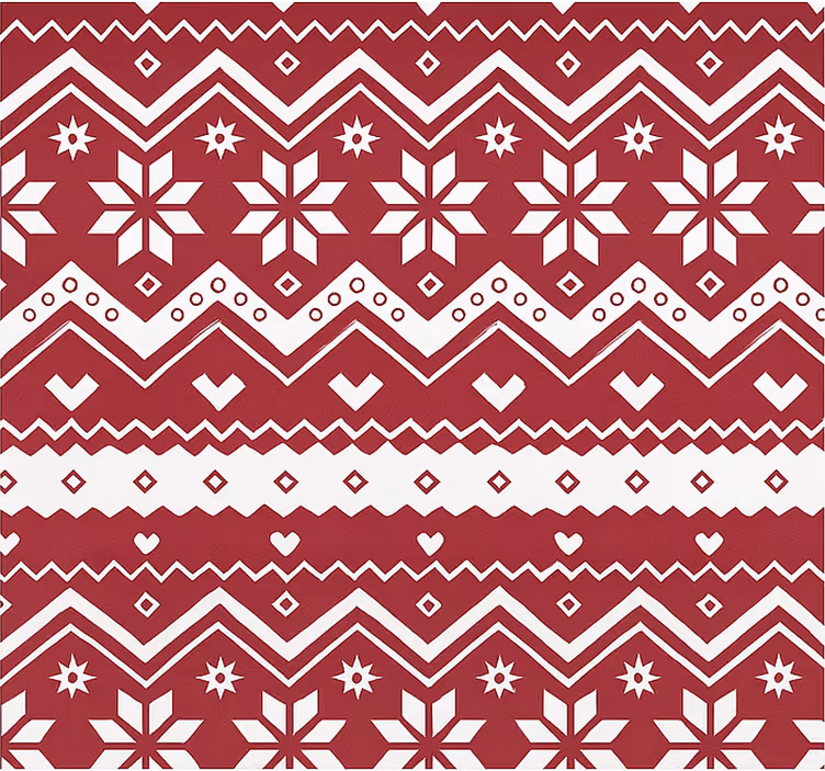 Röd och vit jul Rullgardin vardagsrum - Tenstickers