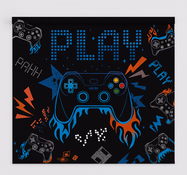Retro punk spelkonsol Rullgardin nörd - Tenstickers