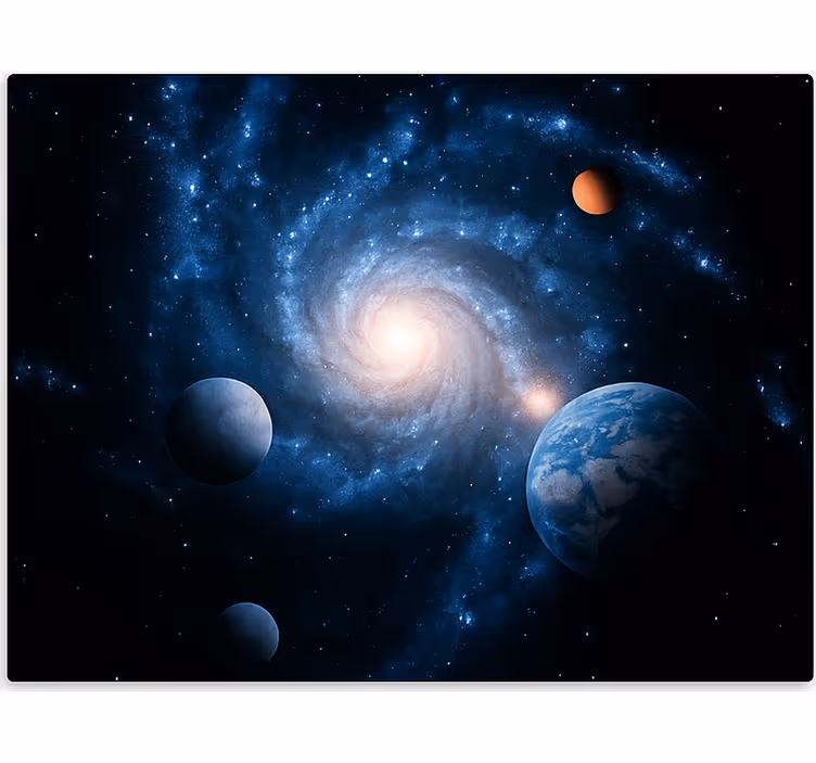 Galax rymden planet Rullgardin tonåringar - Tenstickers
