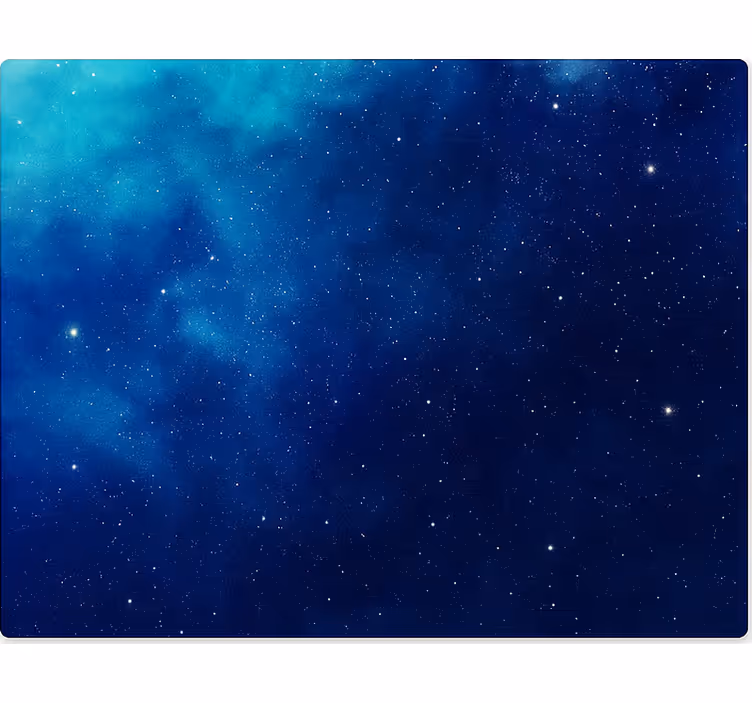 Blå galaxstjärna Rullgardin tonåringar - Tenstickers