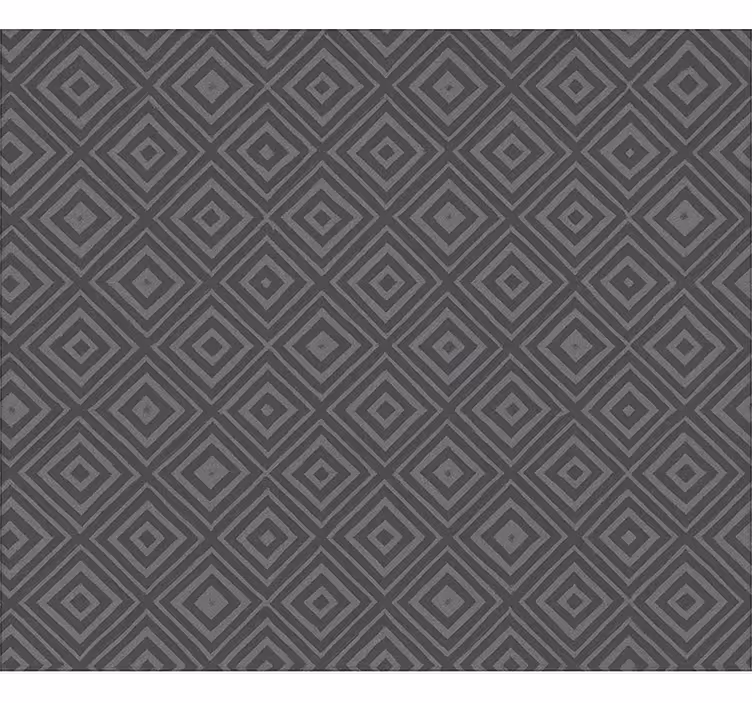 Grå diamant geometrisk Rullgardin tonåringar - Tenstickers