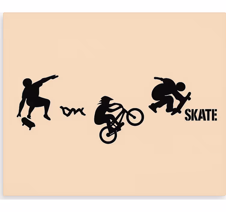 Skate bmx sport Rullgardin tonåringar - Tenstickers