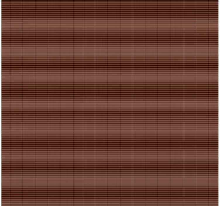 Chokladbrun bambueffekt Rullgardin matsal - Tenstickers