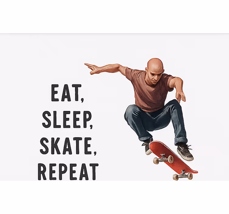 Skateboardtryck Rullgardin tonåringar - Tenstickers