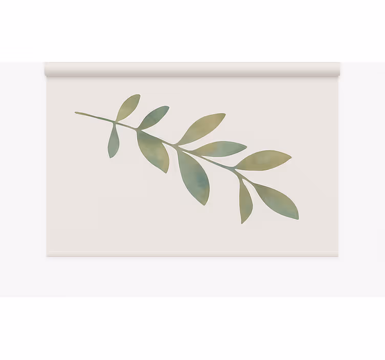 Rullgardin kontor stora blad - Tenstickers