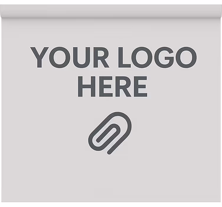 Rullgardin kontor med personlig logo - Tenstickers
