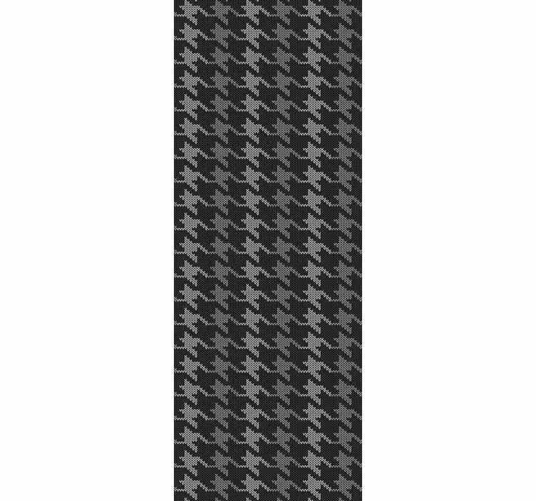 Rullgardin hemmakkontor hundtandsmönster - Tenstickers