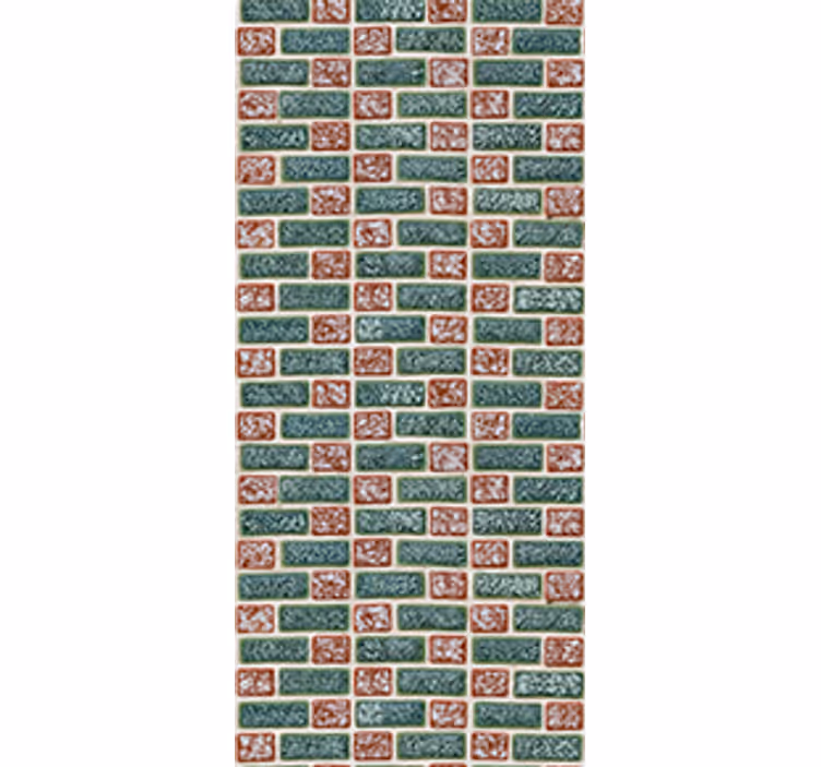 Rullgardin kök enkla tegelplattor - Tenstickers