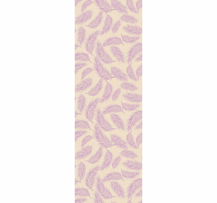 Rullgardin för matsal i rosa och beige tropisk stil - Tenstickers