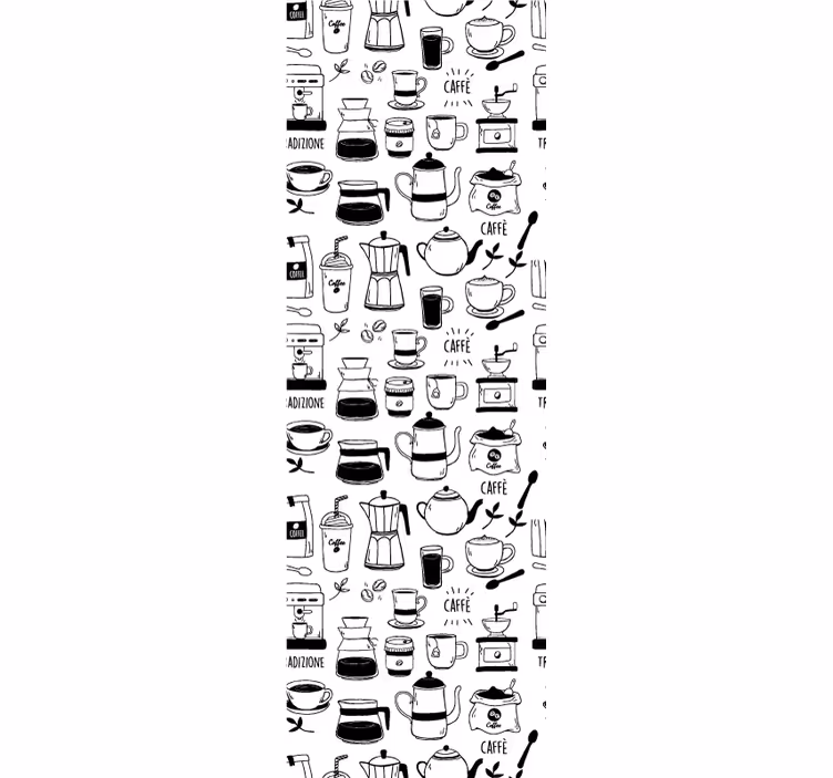 Rullgardin för matsal kaffetid - Tenstickers