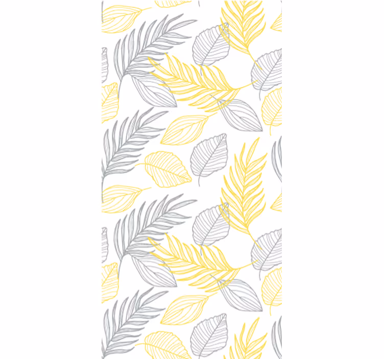 Rullgardin för matsal pantone leafs - Tenstickers