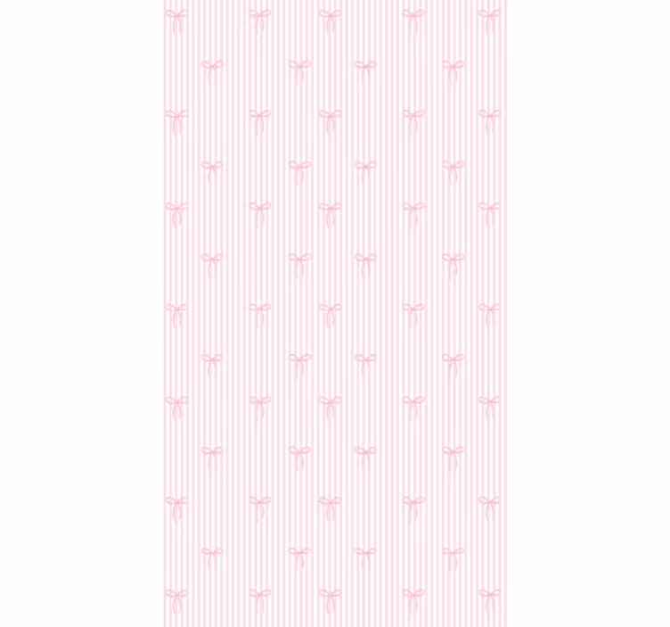 Rullgardin barn rosa ränder och rosetter - Tenstickers