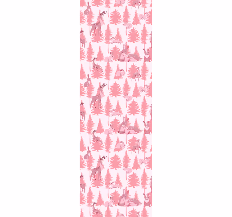 Rullgardin barn vacker rosa ren - Tenstickers