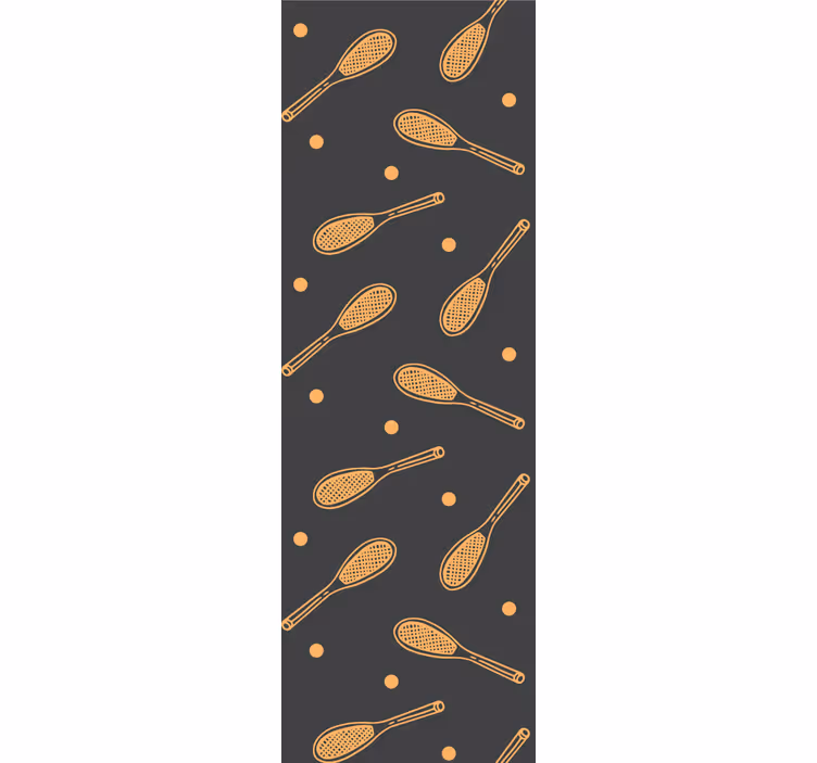 Rrullgardin barn orange racketar - Tenstickers