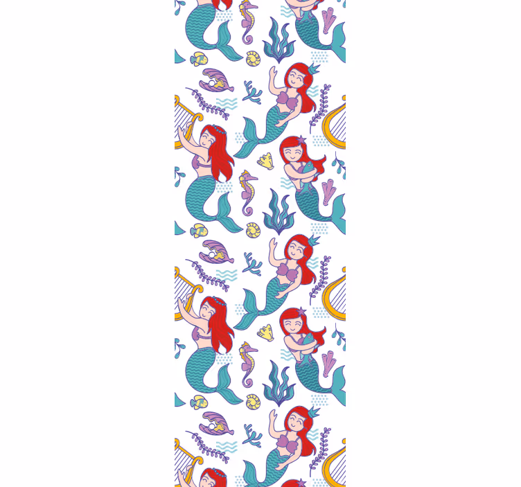 Rrullgardin barn sjungande sjöjungfru ariel - Tenstickers