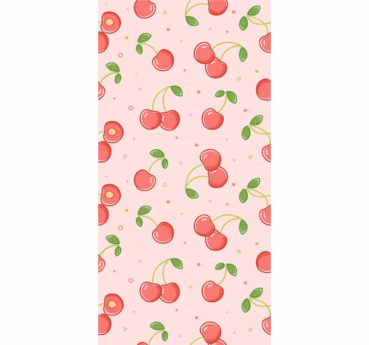 Rrullgardin barn rosa körsbär - Tenstickers