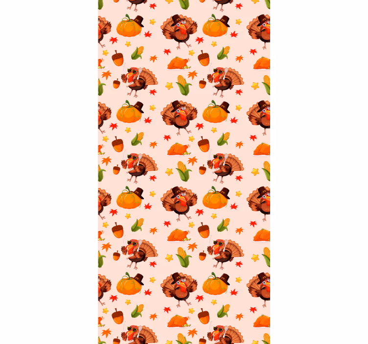 Rrullgardin barn coola thanksgiving kalkoner - Tenstickers