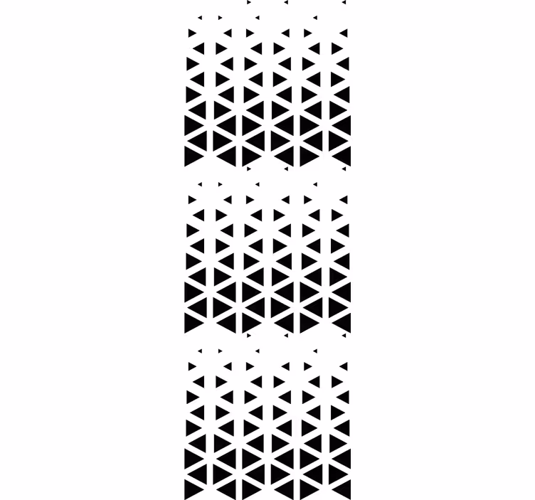 Rullgardin kontor geometrisk ombreeffekt - Tenstickers