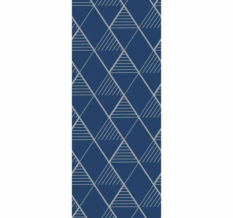 Rullgardin kontor platin geometrisk metallisk - Tenstickers