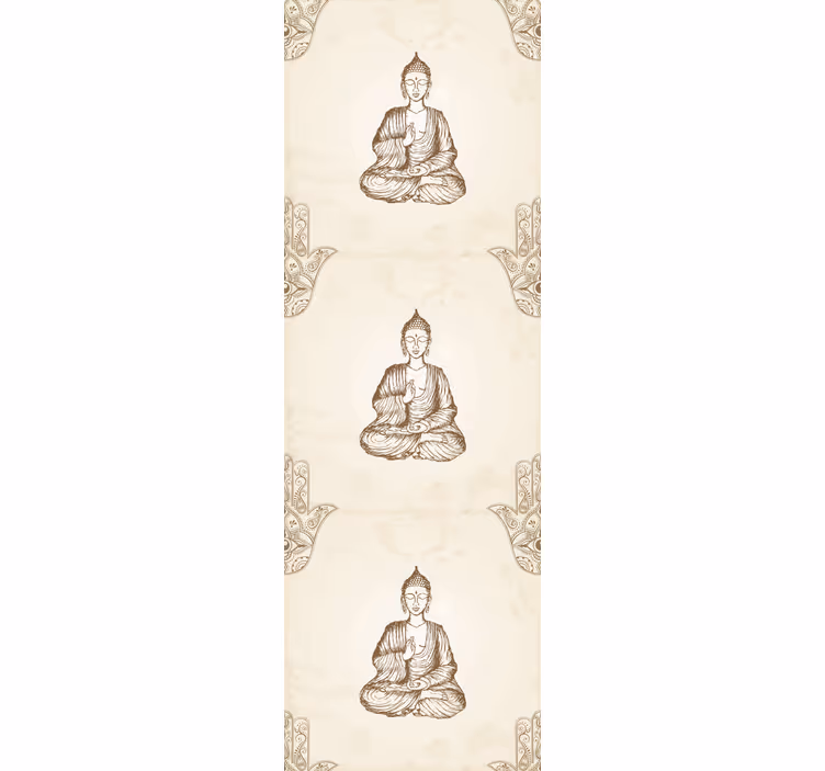 Rullgardin kontor buddha hamsa hand symbol - Tenstickers