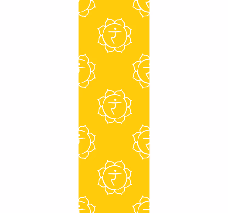 Rullgardin kontor solar plexus chakra symbol - Tenstickers