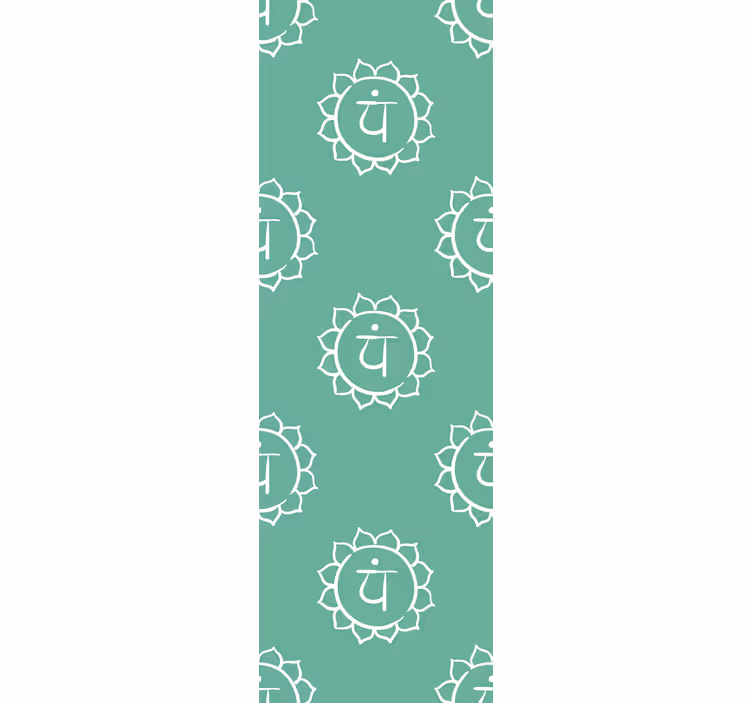 Rullgardin kontor vackert hjärtchakra symbol - Tenstickers