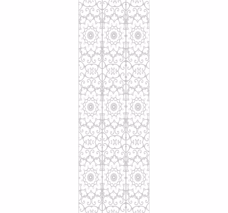 Rullgardin kontor blommönster - Tenstickers