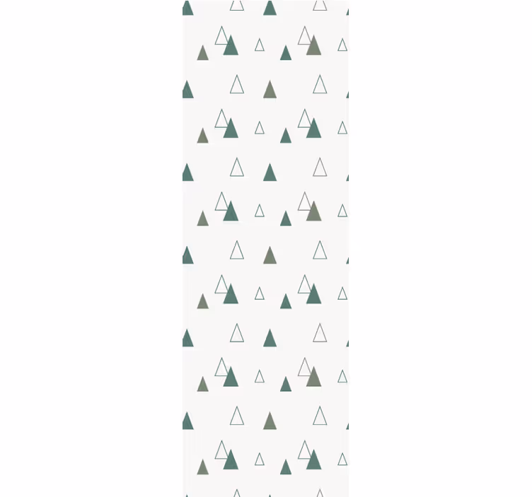 Rullgardin kontor trianglar naturfärger - Tenstickers