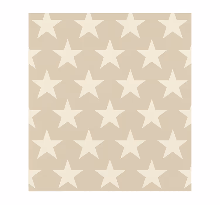 Rullgardin tonåringar beige stjärnor mönster - Tenstickers