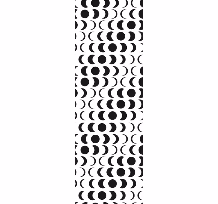 Rullgardin tonåringar minimalistiskt månmönster - Tenstickers