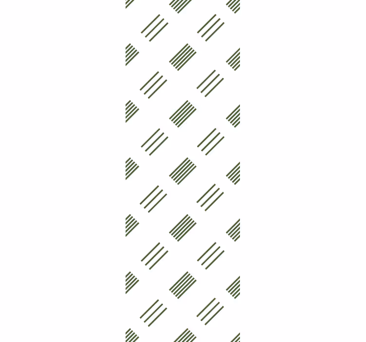 Rullgardin modern grön och vit modern design - Tenstickers