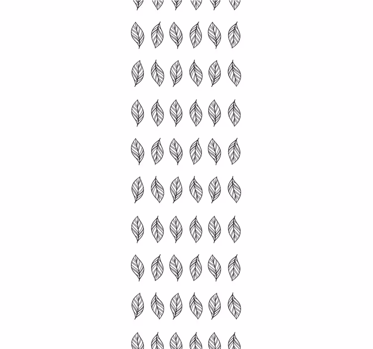 Rullgardin modern bladformade minimalistiska ränder - Tenstickers
