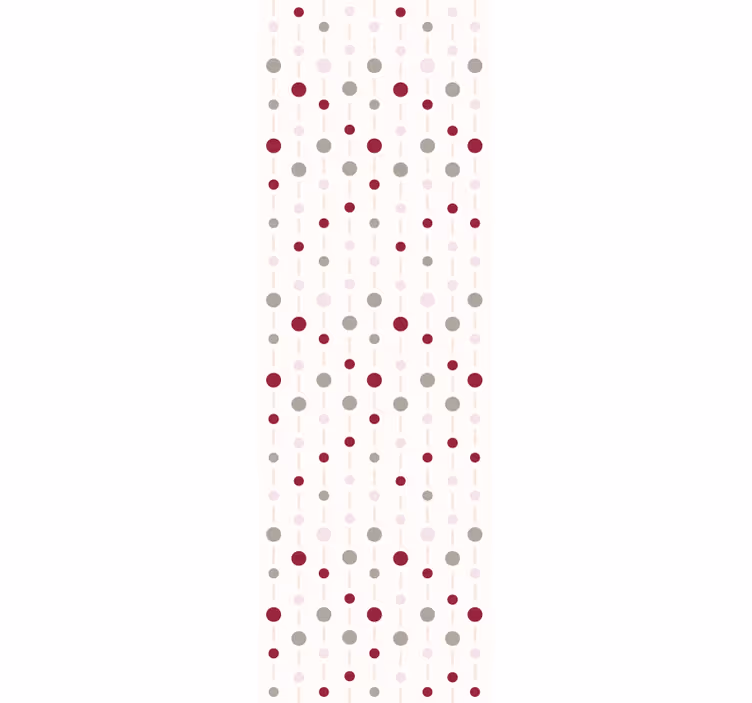Rullgardin modern pastellfärg prickar mönster med linjer - Tenstickers