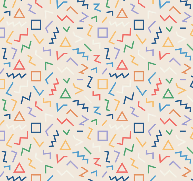 Rullgardin modern beige bakgrund med färgglada linjer - Tenstickers