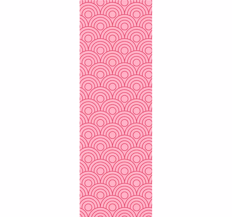 Rullgardin modern i mörk och ljus rosa form - Tenstickers