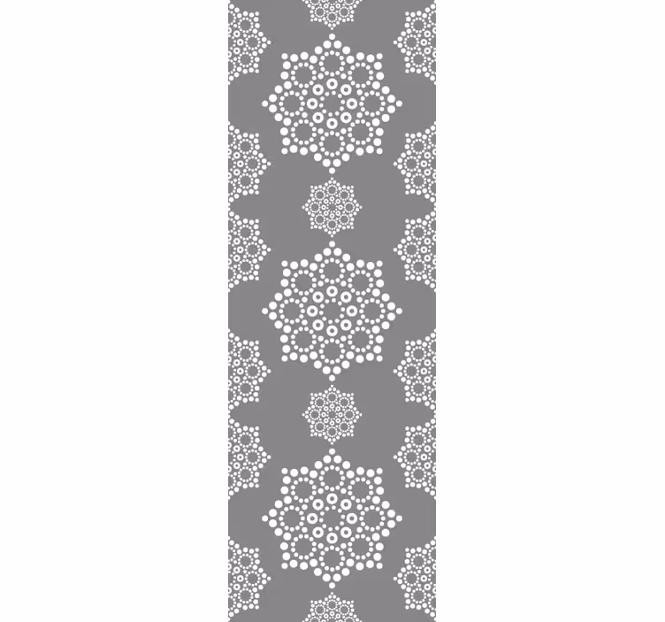 Rullgardin modern mandala prickmönster - Tenstickers