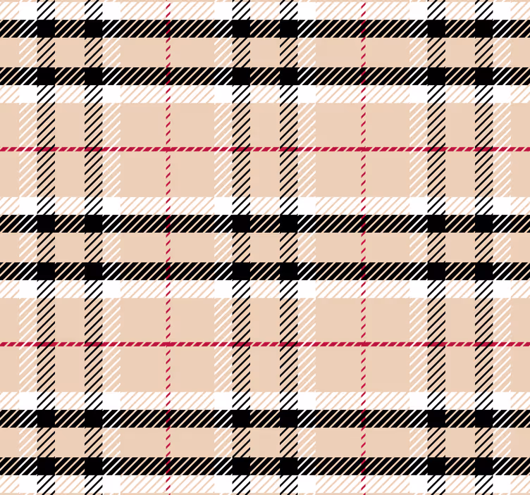Rullgardin rosa burberry-rutig - Tenstickers