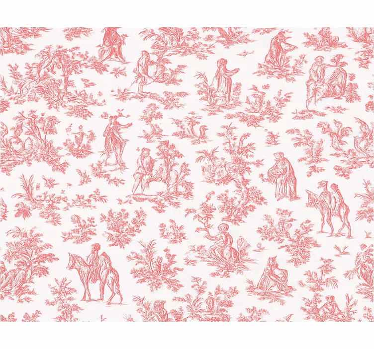 Rullgardin rosa vintage lantlig design - Tenstickers