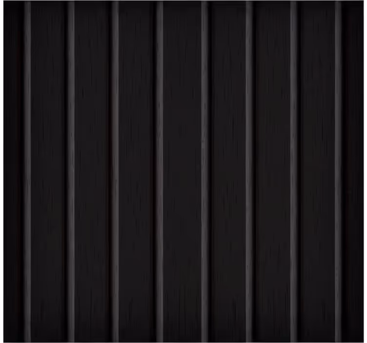 Rullgardin elegant rustik svart panel - Tenstickers