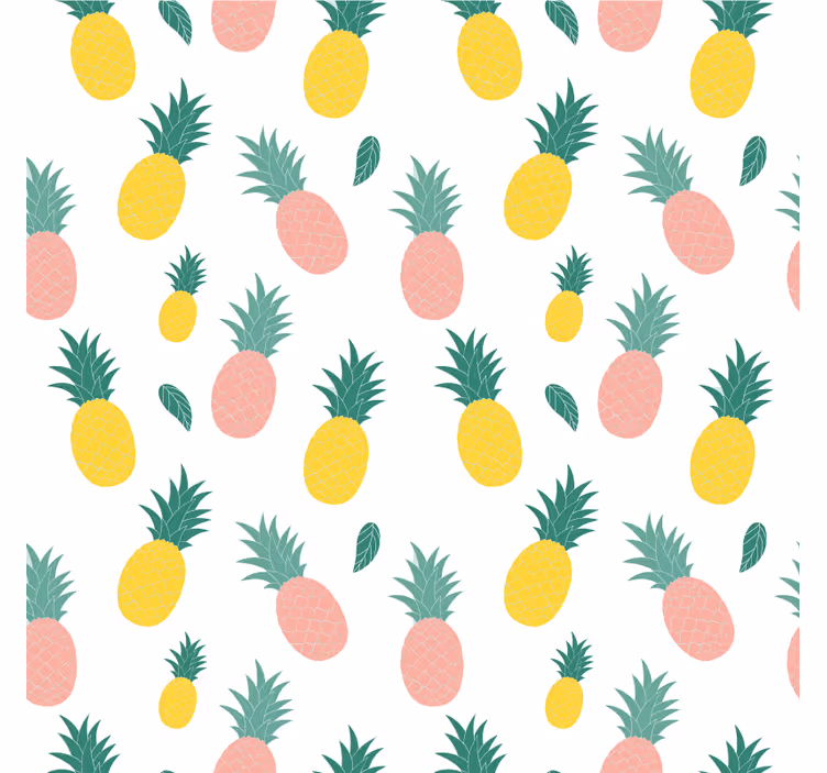 Rullgardin kök med ananasmönster fruktdesign - Tenstickers