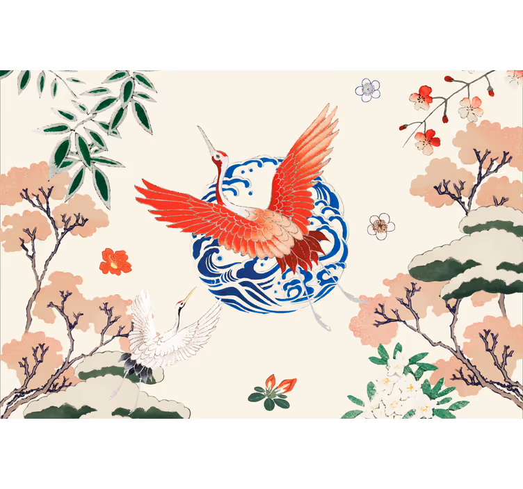 Rullgardin vardagsrum chinoiserie - Tenstickers