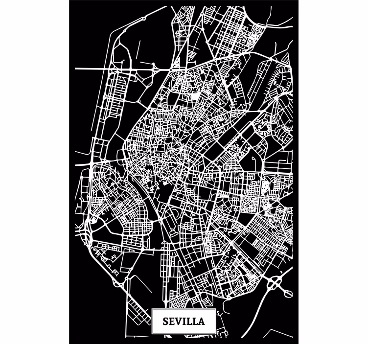 Rullgardin vardagsrum topografisk karta sevilla - Tenstickers