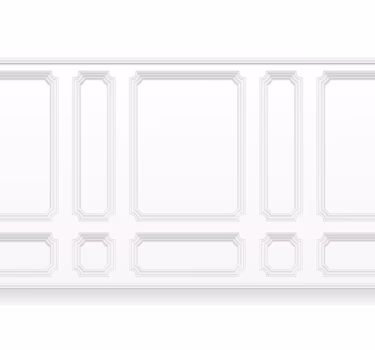 Vit rullgardin cuarterones klassiska - Tenstickers
