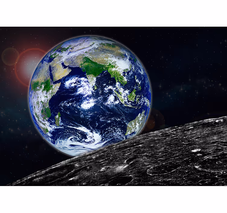 Svart rullgardin orbital perspektiv - Tenstickers