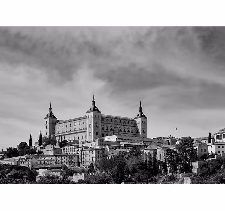 Rullgardin grå alcazar i toledo - Tenstickers