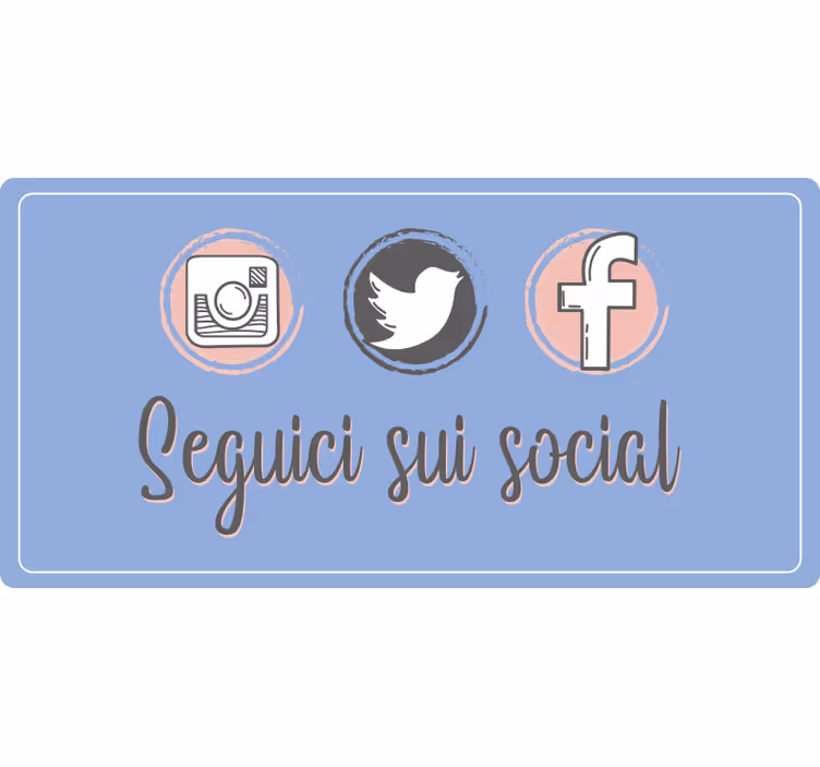 Rullgardin lila sociala nätverksannonsering - Tenstickers