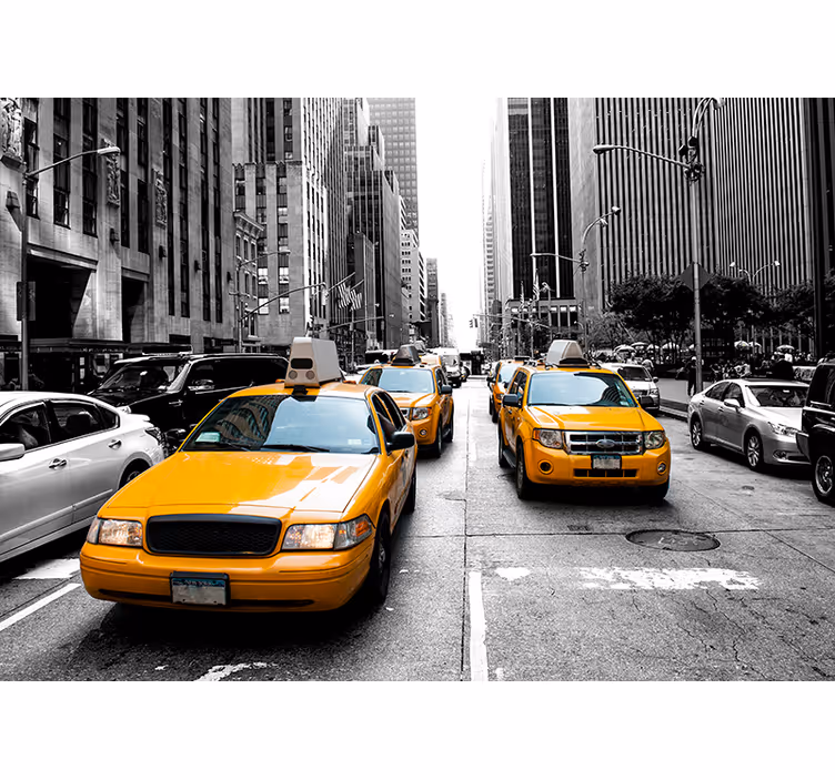 Rullgardin vardagsrum new york taxi - Tenstickers